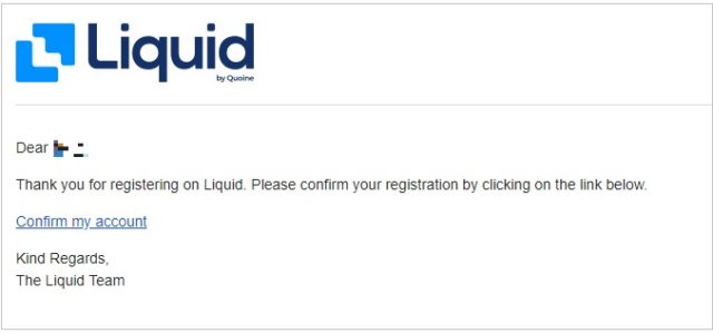 Liquidの登録方法